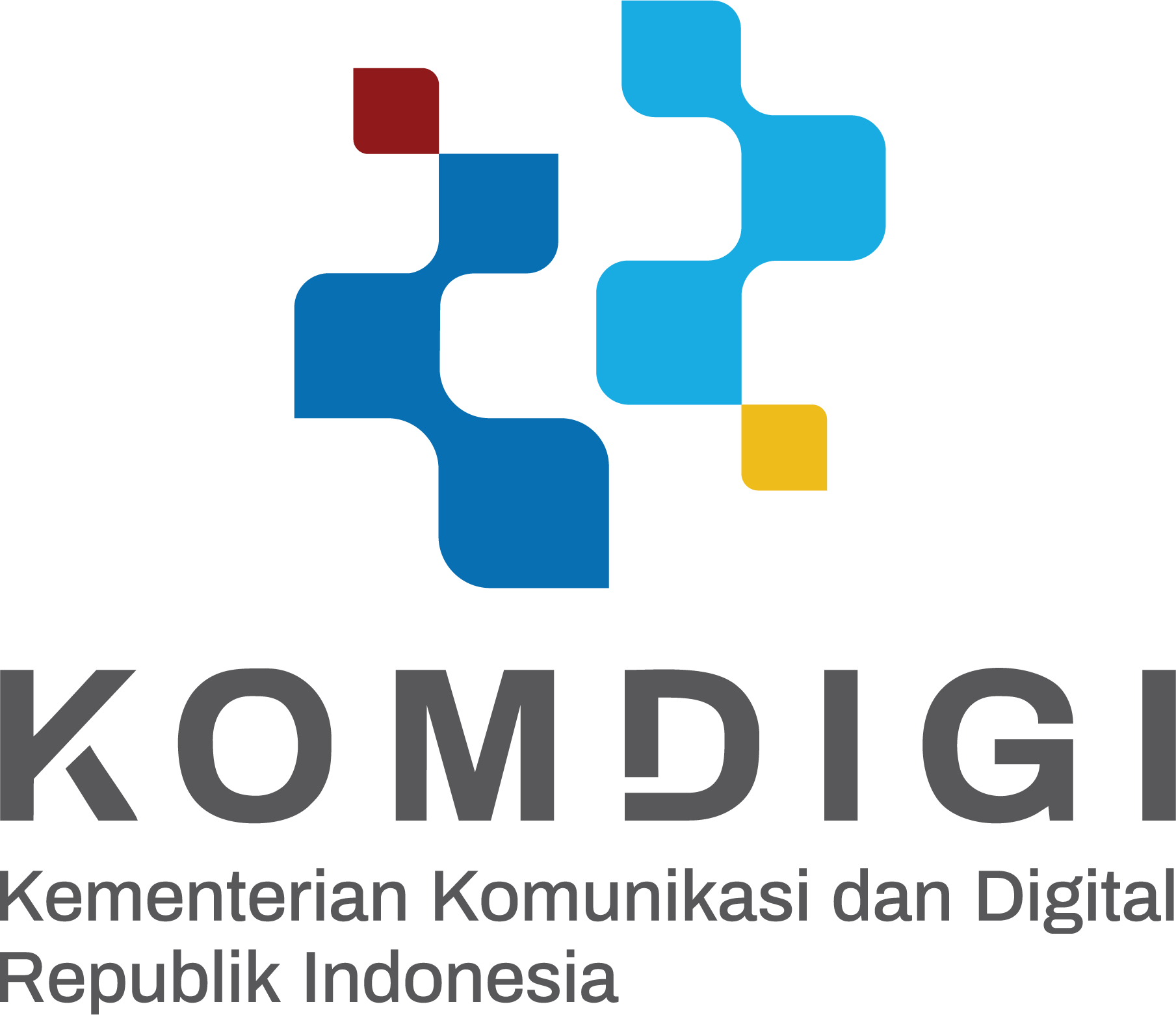 Logo Kementerian Komunikasi dan Digital Republik Indonesia (Komdigi)